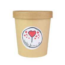 Charger l'image dans la galerie, Pot en carton kraft décoré d'une étiquette pour un cadeau clients/collaborateurs unique et personnalisé